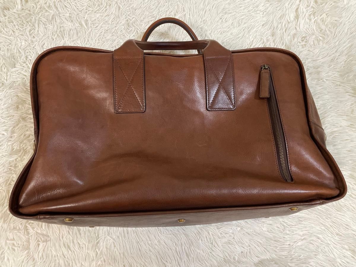 廃盤品】土屋鞄 2WAYボストン オイルレザー 茶色ボストンバッグ 廃盤品】土屋鞄 2WAYボストン オイルレザー 茶色ボストンバッグ