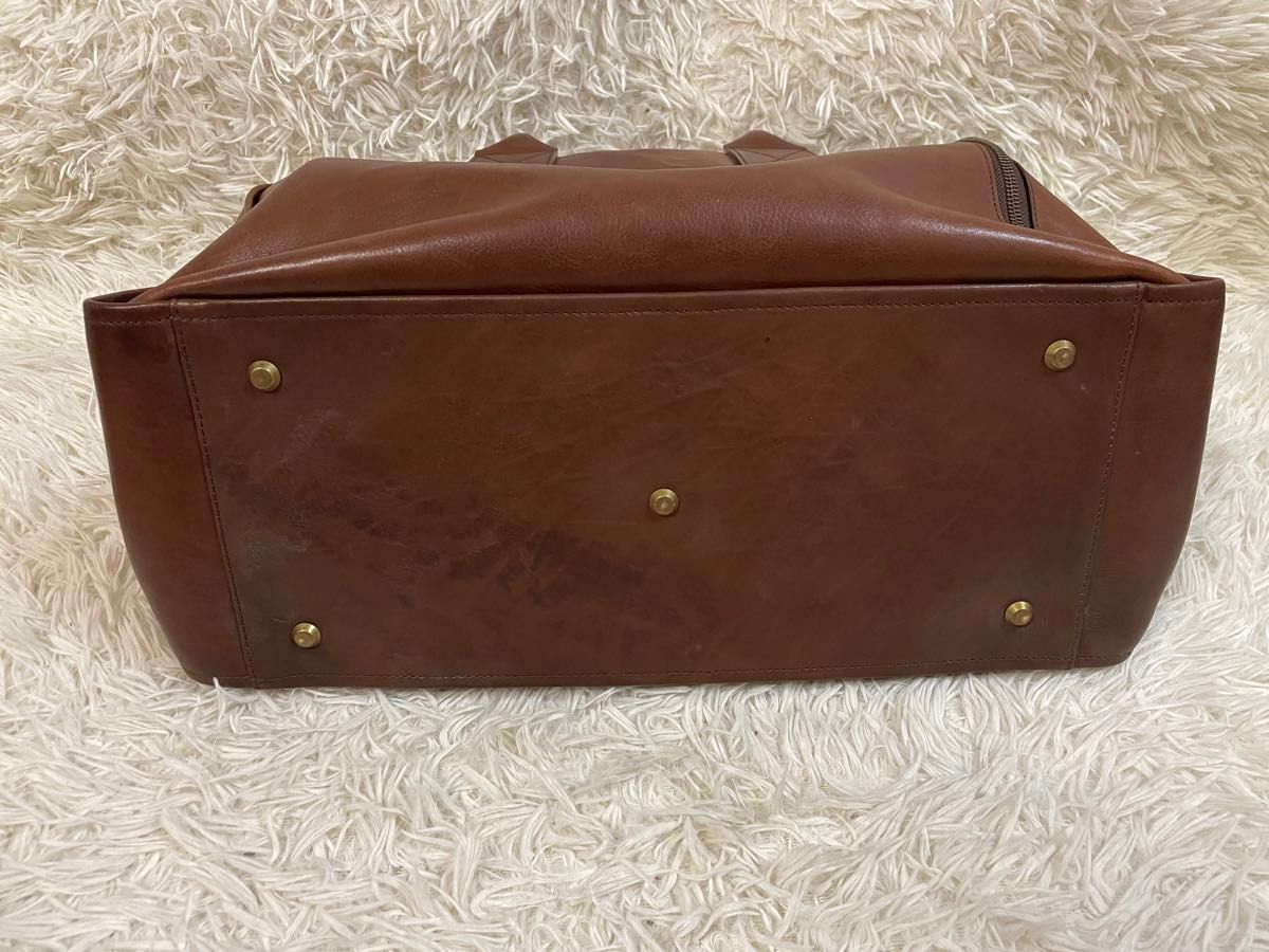 廃盤品】土屋鞄 2WAYボストン オイルレザー 茶色ボストンバッグ 廃盤品】土屋鞄 2WAYボストン オイルレザー 茶色ボストンバッグ