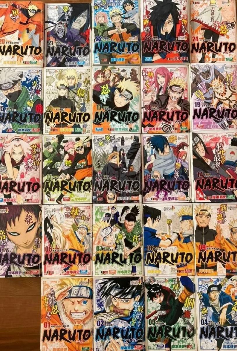 NARUTO ナルト 完結全巻セット コンビニ版 コミック 24冊 漫画 NARUTO ナルト 完結全巻セット コンビニ版 コミック 24冊 漫画