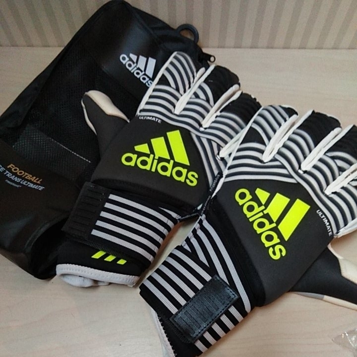 Цена нового продукта 21450 yen adidas Keeper Glove Ace Trans Ultimate 10 White X Black X Roylifloresus Finger Function Профессиональные профессиональные adidas