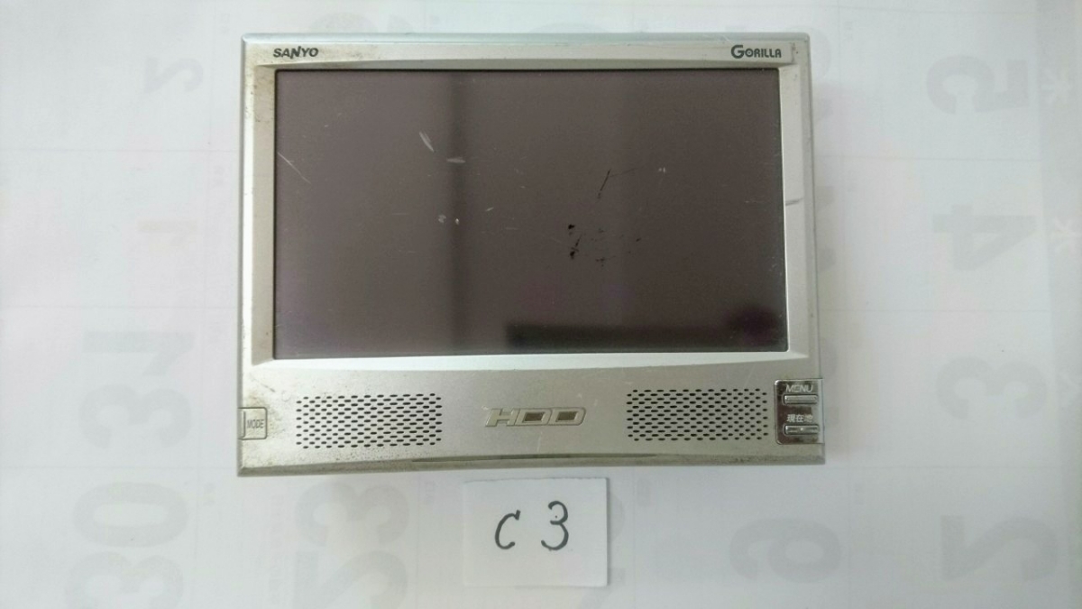  Sanyo Electric portable HDD navi navigation DVD player body car car NV-HD500X used 