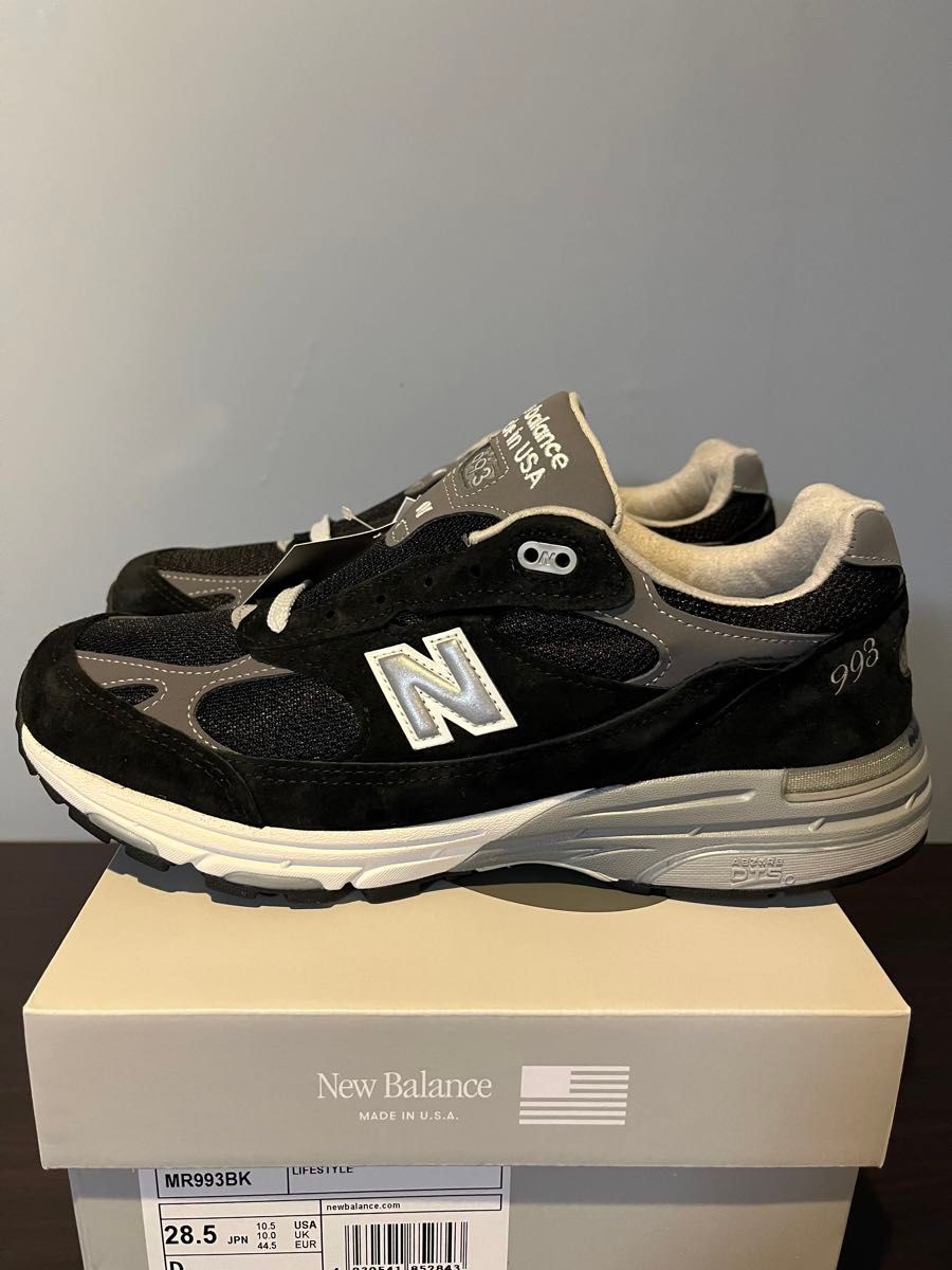 New Balance 993bk 28 5㎝ ニューバランス 993 ブラック 新品未 New Balance 993bk 28 5㎝ ニューバランス 993 ブラック 新品未