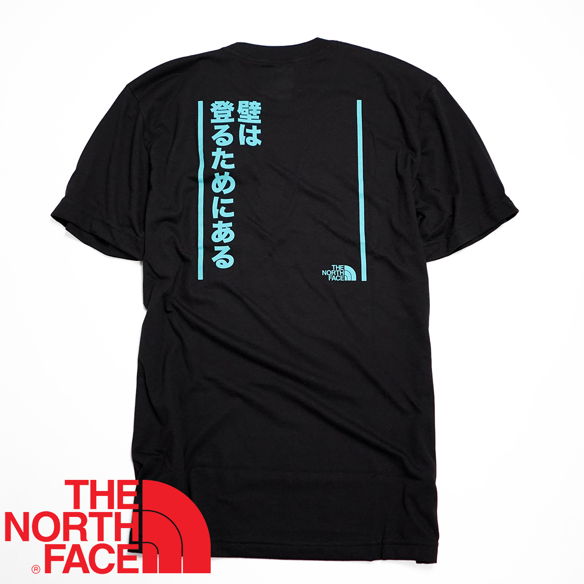【新品本物 USA購入】THE NORTH FACE ノースフェイス ■ MEANT FOR CLIMBING T ■ ブラック / XL ■ 日本語ロゴ Tシャツ 半袖 海外限定_画像1