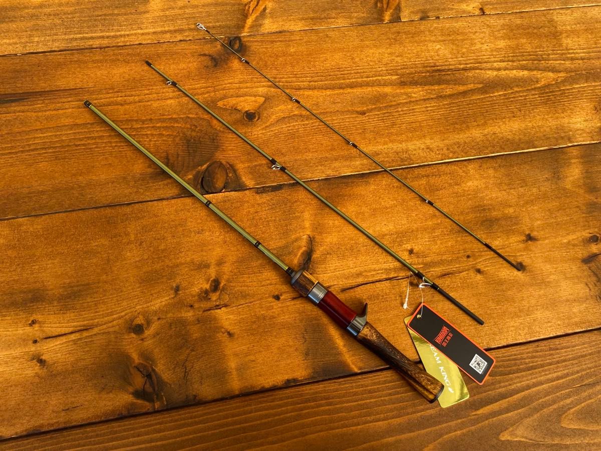 トラウトロッド 5ft ベイトロッド 山女魚 岩魚 ウッドグリップ トラウトロッド 5ft ベイトロッド 山女魚 岩魚 ウッドグリップ
