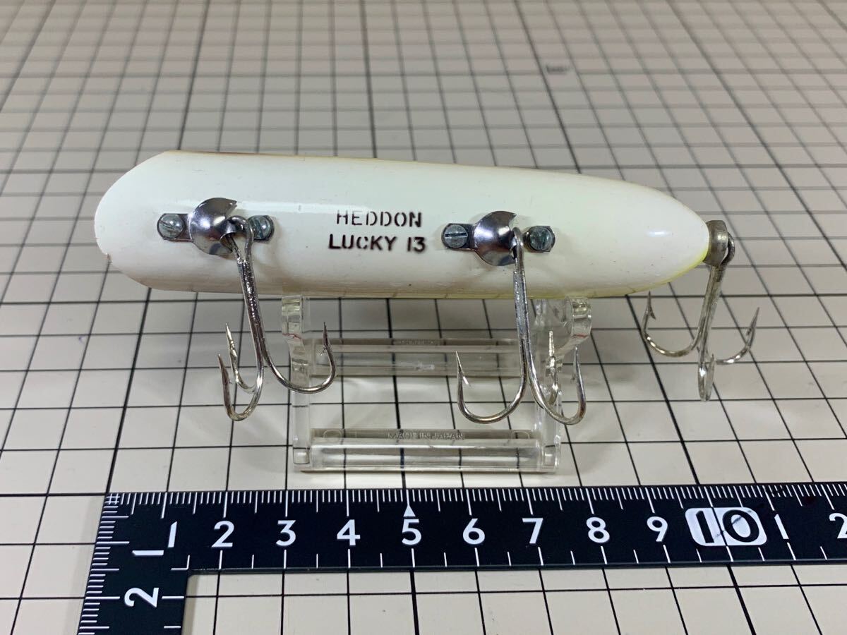 ラッキー 13 ヘドン heddon Lucky 13 old J Frog Scale 首割れ ラッキー 13 ヘドン heddon Lucky 13 old J Frog Scale 首割れ