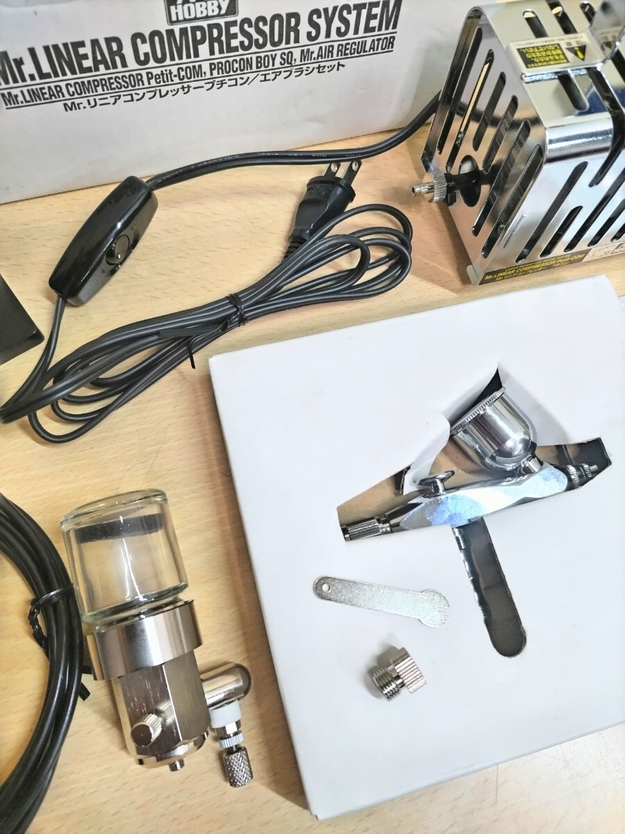 GSIクレオス Mr.リニアコンプレッサー プチコン エアブラシ GSIクレオス Mr.リニアコンプレッサー プチコン エアブラシ