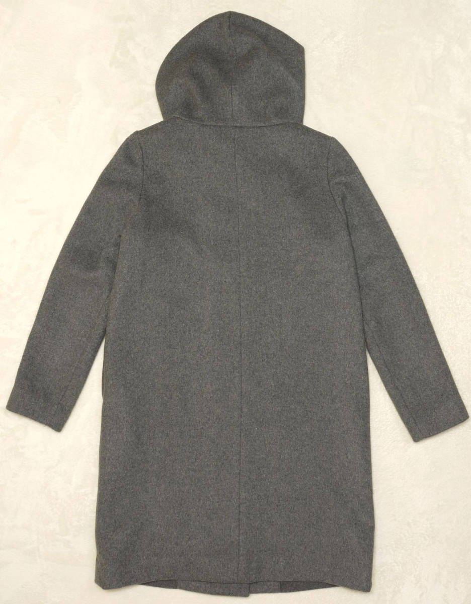  прекрасный товар rosso URBAN RESEARCH ROSSO с капюшоном . длинное пальто запись размер свободный полный размер 9 номер ранг цвет серый 
