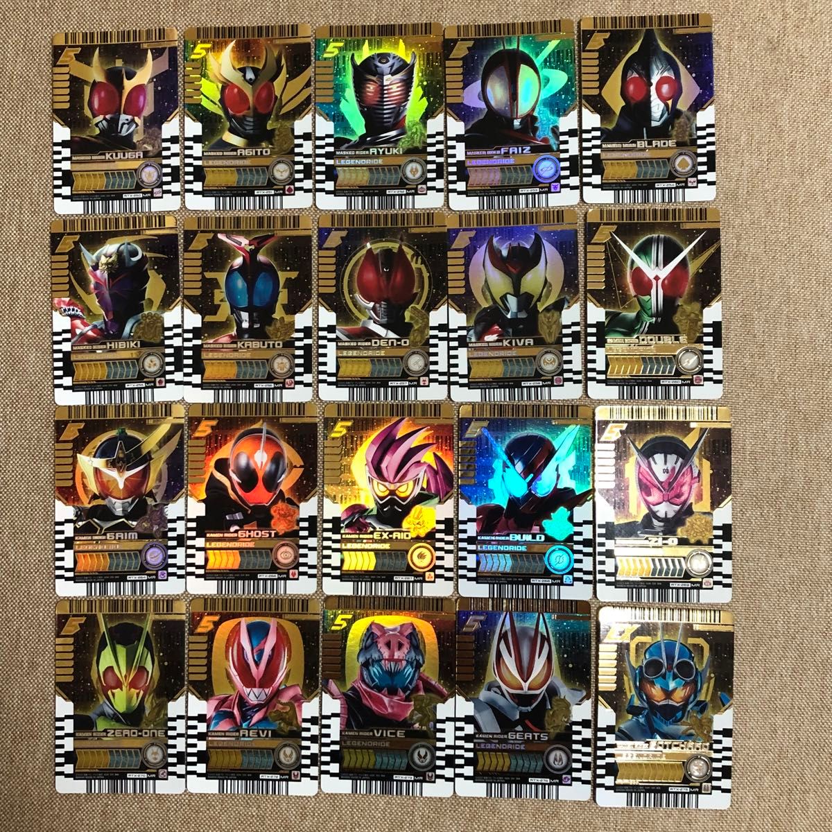 仮面ライダーガッチャード ライドケミートレカ MR 20枚セット 仮面ライダーガッチャード ライドケミートレカ MR 20枚セット