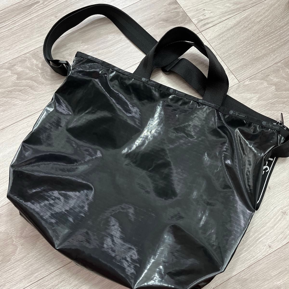 レスポートサック lesportsac ひとりっぷ ブラック トートバッグ レスポートサック lesportsac ひとりっぷ ブラック トートバッグ