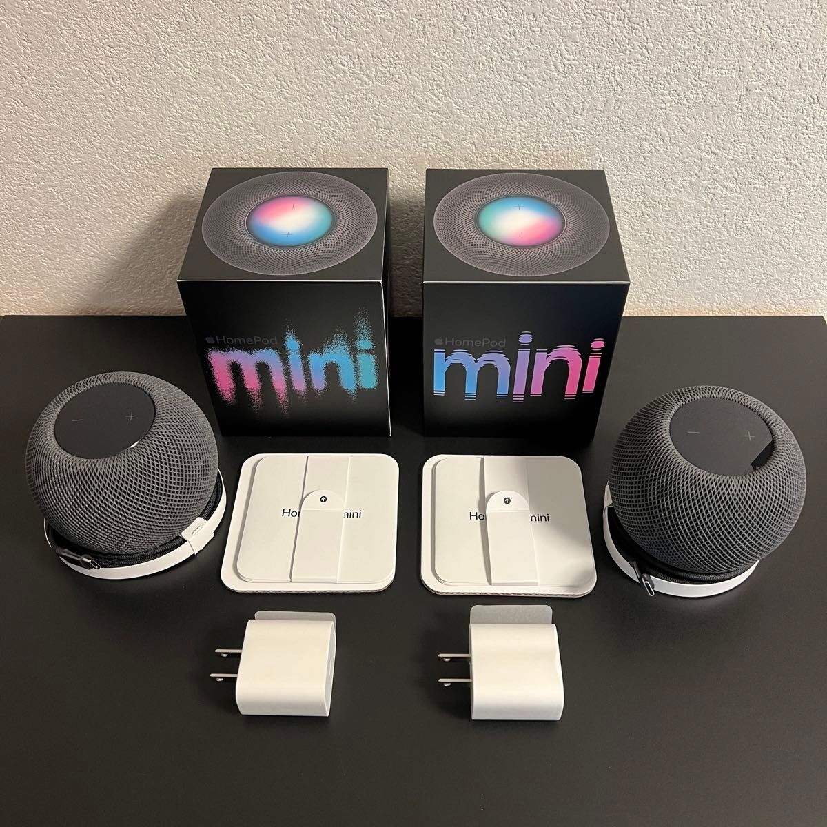 apple homepod mini スペースグレイ 2台セット apple homepod mini スペースグレイ 2台セット