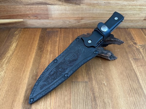 サバイバルナイフ2 全長270mm 刃渡130mm 刃厚3mm 重さ244g 革 サバイバルナイフ2 全長270mm 刃渡130mm 刃厚3mm 重さ244g 革