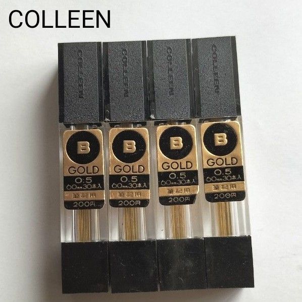 コーリン鉛筆 COLLEEN GOLD 0 5mm シャープ替芯 ゴールド芯 B コーリン鉛筆 COLLEEN GOLD 0 5mm シャープ替芯 ゴールド芯 B