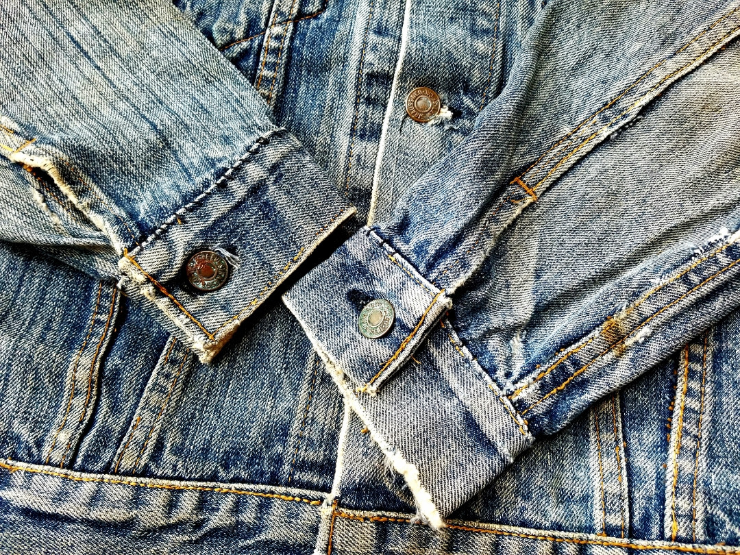 即決で送料無料 60s～ vintage levi's 70505E 34 ~ 36 XS ~ S デニムジャケット 70505‐0217 BIGE ビッグE USA製 アメリカ製 ビンテージ_画像6