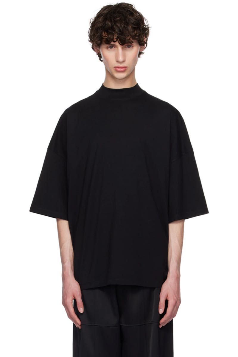 関税送料込み JIL SANDER モックネックTシャツ 値下不可 美品 jil sander モックネック Tシャツ L ジルサンダー