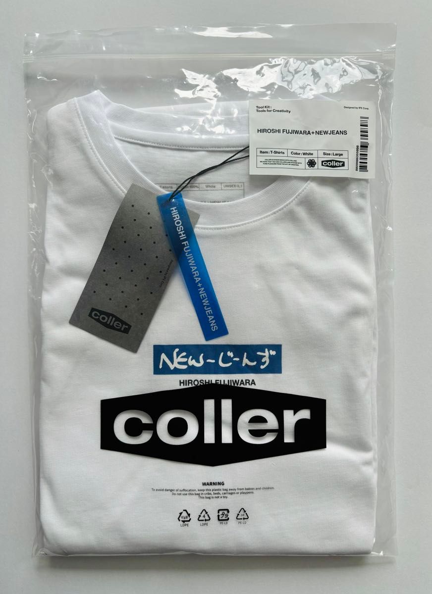 専用】New Jeans x Hiroshi Fujiwara COLLER T-シャツ VER 専用】New Jeans x Hiroshi Fujiwara COLLER T-シャツ VER