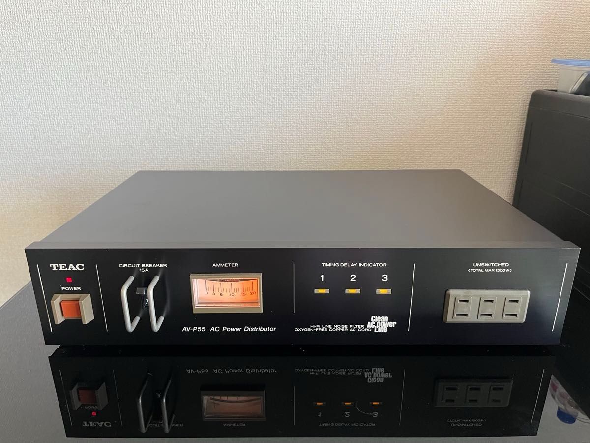 極美品】TEAC ティアック AV-P55 パワーディストリビューター 極美品】TEAC ティアック AV-P55 パワーディストリビューター