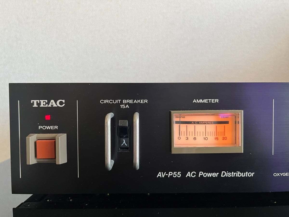 極美品】TEAC ティアック AV-P55 パワーディストリビューター 極美品】TEAC ティアック AV-P55 パワーディストリビューター