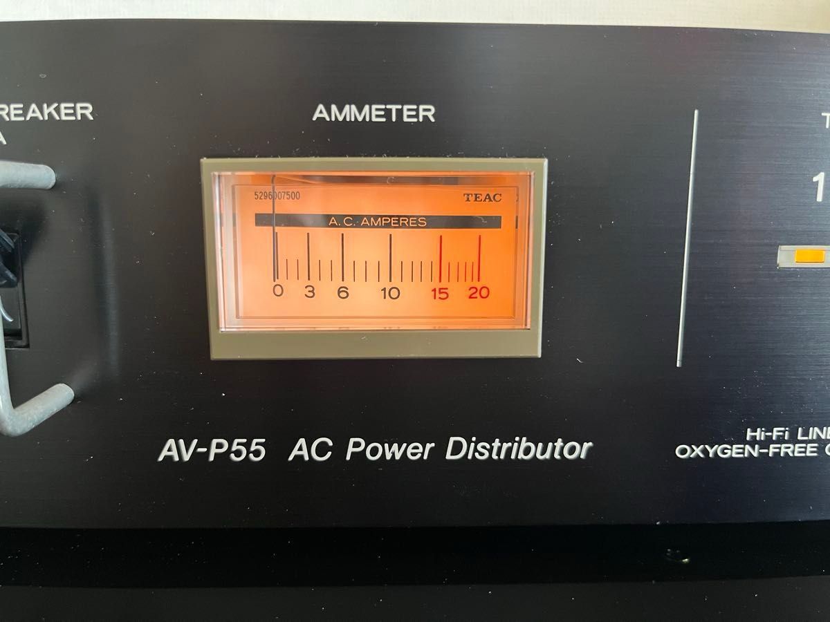 極美品】TEAC ティアック AV-P55 パワーディストリビューター 極美品】TEAC ティアック AV-P55 パワーディストリビューター