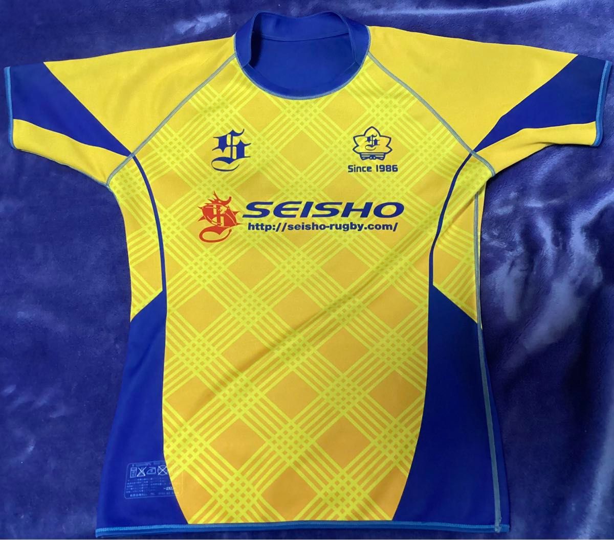 京都成章高校ラグビー部 公式ジャージ 2XL 中古 リバーシブル 京都成章高校ラグビー部 公式ジャージ 2XL 中古 リバーシブル