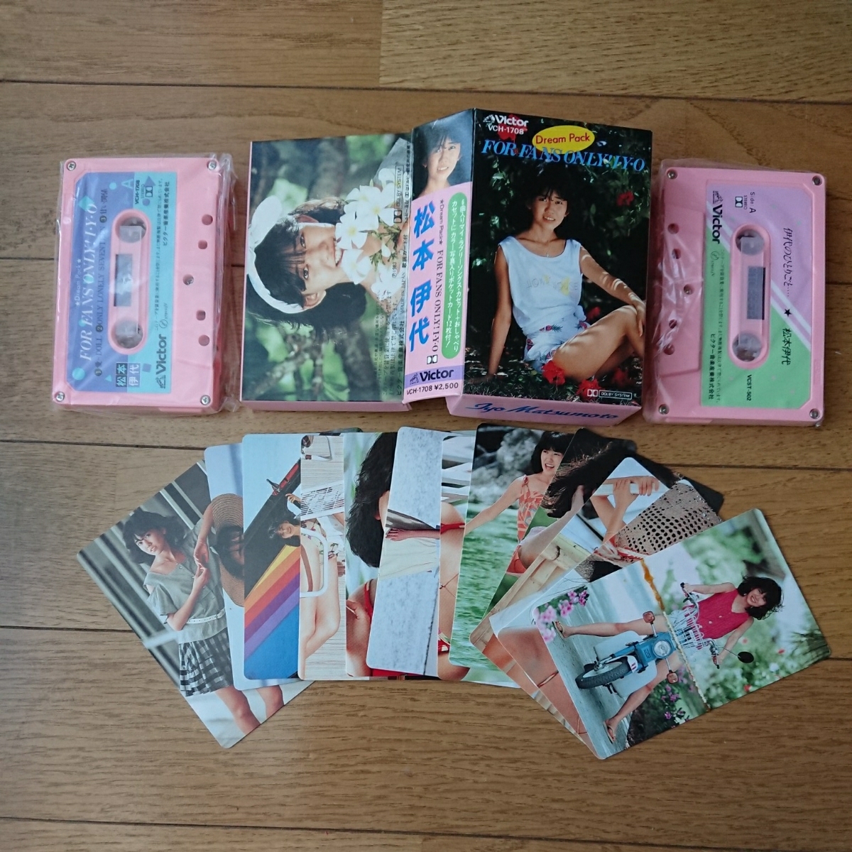 松本伊代★カセットテープ★ポストカード
