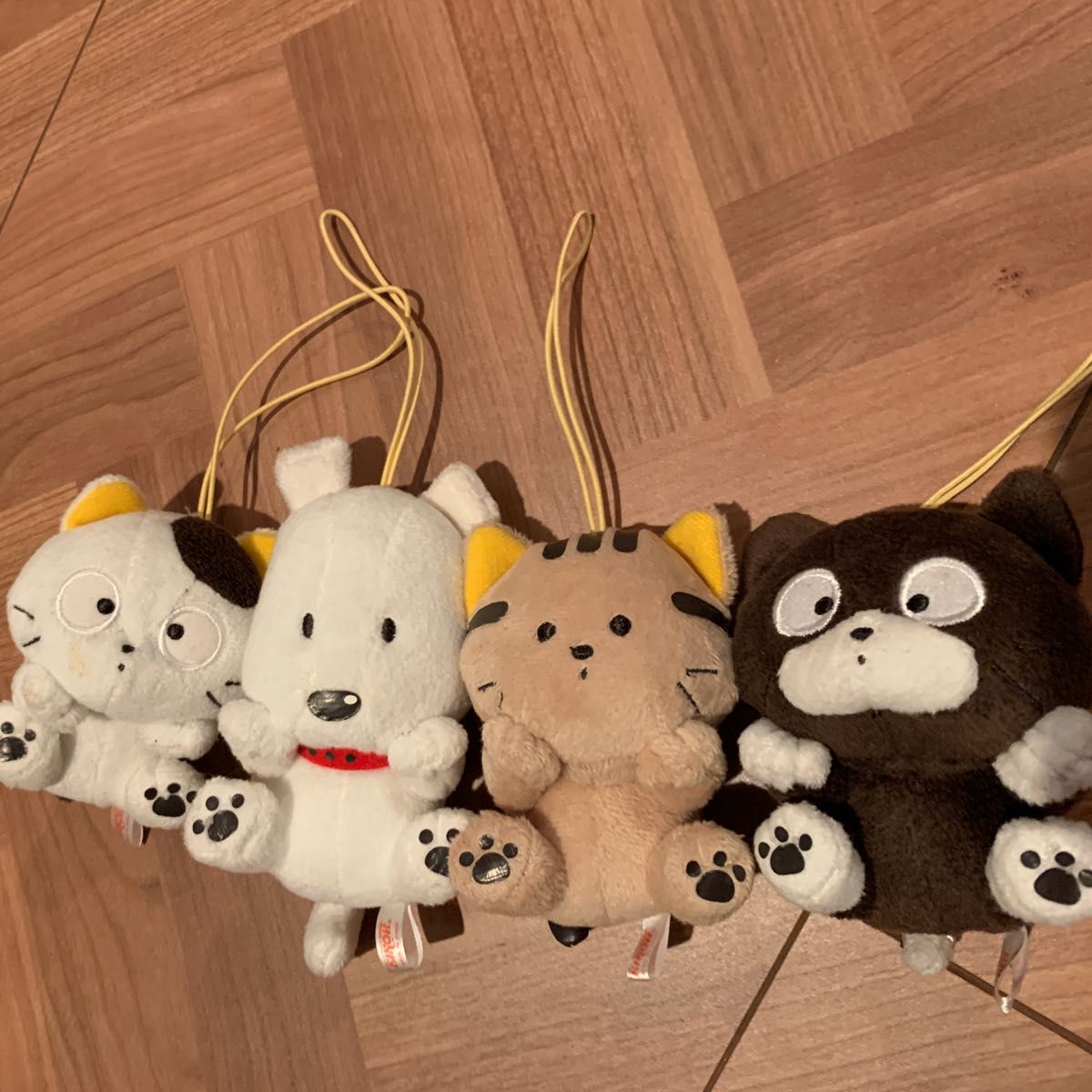 3丁目のタマ タマ&フレンズ 4個セット ぬいぐるみキーホルダー 3丁目のタマ タマ&フレンズ 4個セット ぬいぐるみキーホルダー