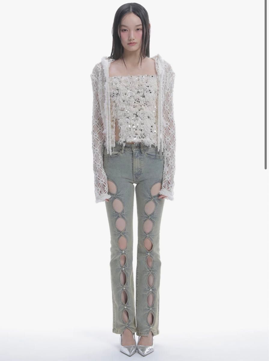 THEREDTHREAD S cutting denim 1 Sサイズ|Yahoo!フリマ(旧 THEREDTHREAD S cutting denim 1 Sサイズ|Yahoo!フリマ(旧