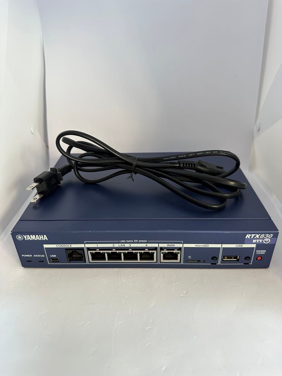 YAMAHA RTX830 有線LANルーター(通電確認済み) PC周辺機器 YAMAHA RTX830 有線LANルーター(通電確認済み) PC周辺機器