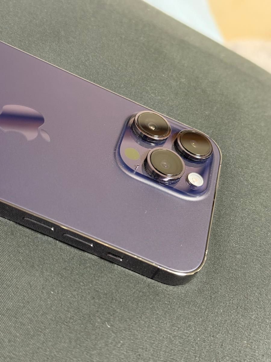 美品 iPhone14 Pro Max 128GB ディープパープル IOS16 6 おまけ 美品 iPhone14 Pro Max 128GB ディープパープル IOS16 6 おまけ