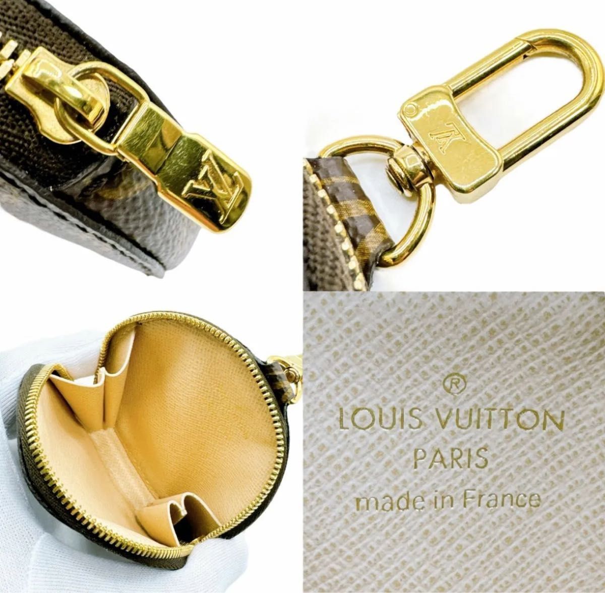 美品】ルイヴィトン モノグラム ショルダーストラップ コイン 美品】ルイヴィトン モノグラム ショルダーストラップ コイン