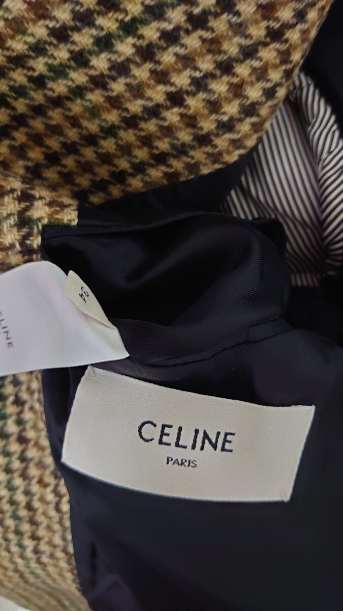 Celine 千鳥格子 ツイード テーラードジャケット 滝沢眞規子さん Celine 千鳥格子 ツイード テーラードジャケット 滝沢眞規子さん