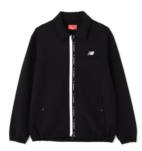 最新入荷 35%OFF《2024年秋冬》ニューバランス 長袖フルジップコーチジャケット 012-4220002(010)黒(6/LL) その他