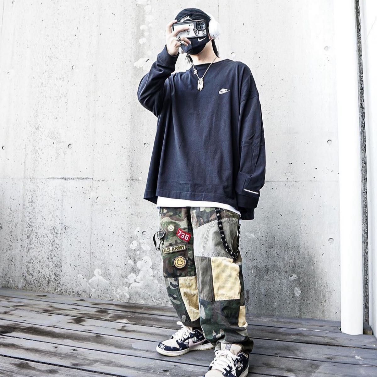 PEACEMINUSONE × Nike】 L/STee ロングスリーブティー【S PEACEMINUSONE × Nike】 L/STee ロングスリーブティー【S