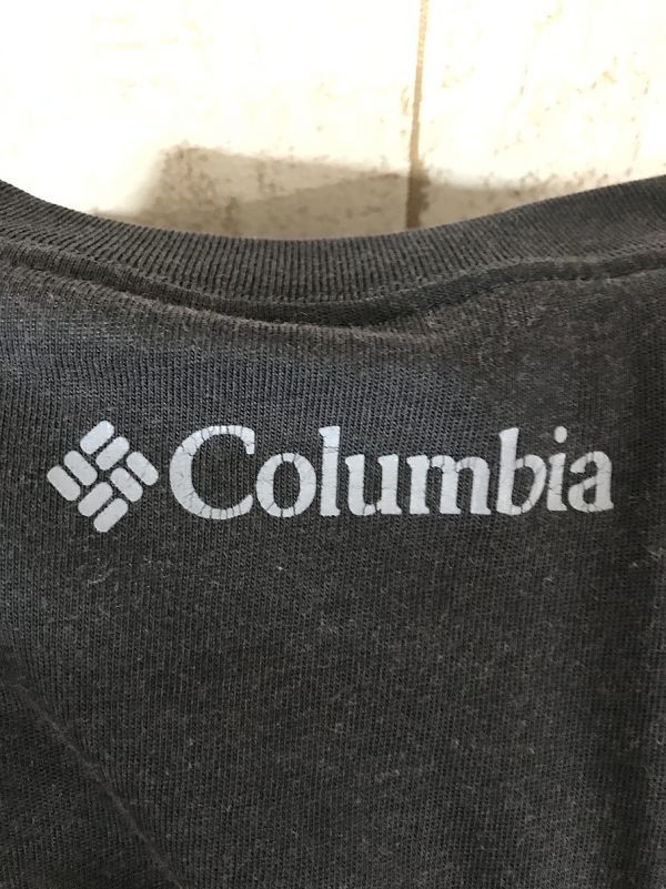 お勧め・【グラフィックデザインTシャツ】columbia コロンビア 黒 L　ヴィンテージ_画像6