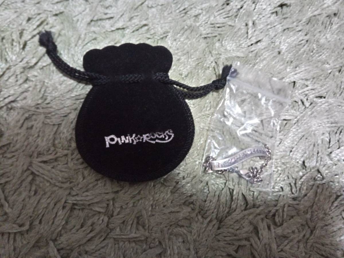 新谷良子 PINK ROCKS シルバーブレスレット 特典ブロマイド付き