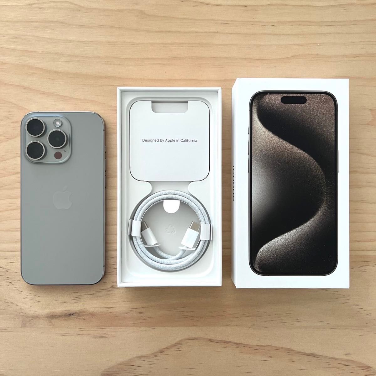 12時間以内に発送】【美品】iPhone 15 Pro ナチュラルチタニウム 12時間以内に発送】【美品】iPhone 15 Pro ナチュラルチタニウム