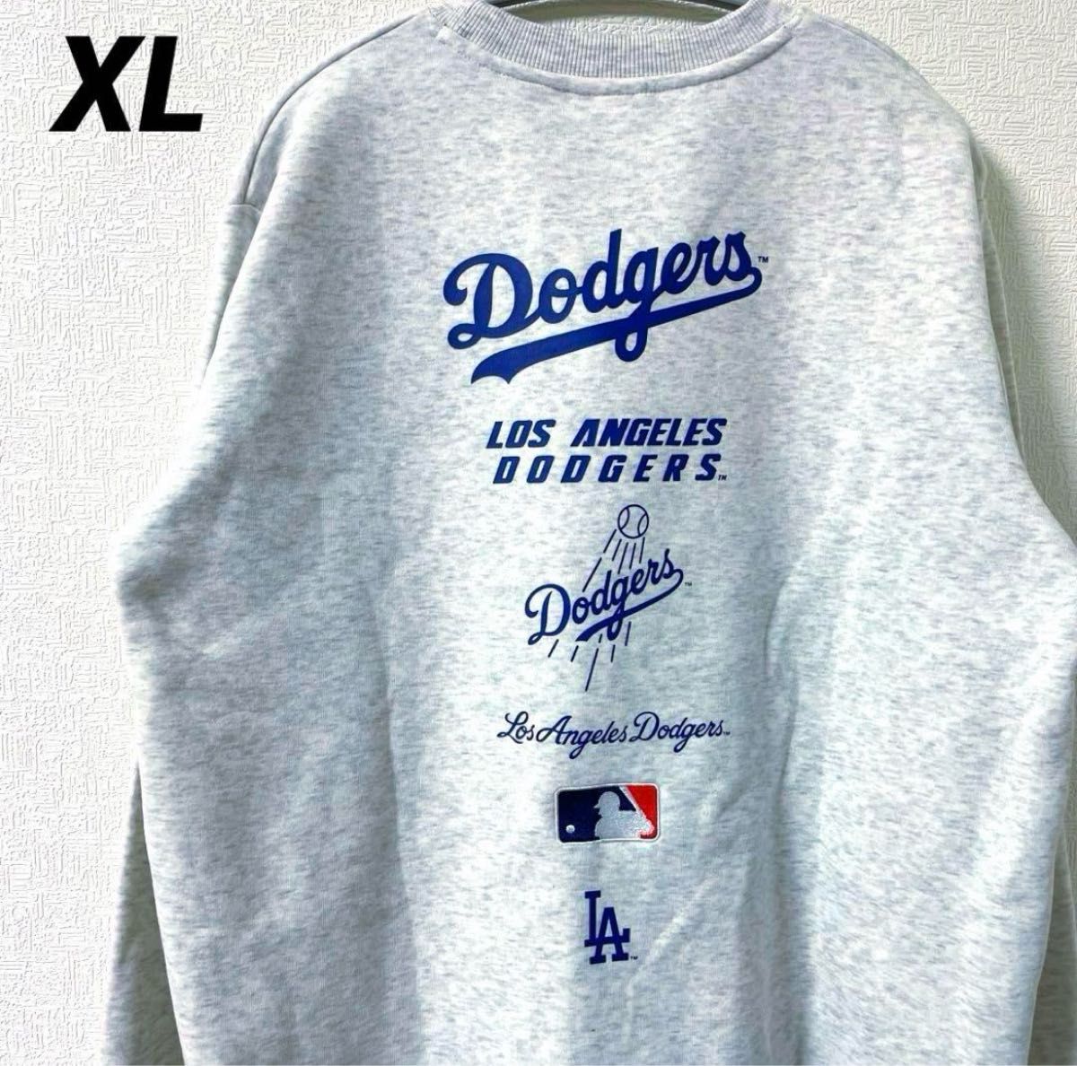 MLB ドジャース トレーナー スウェット 裏起毛 刺繍ロゴ 大谷 MLB ドジャース トレーナー スウェット 裏起毛 刺繍ロゴ 大谷