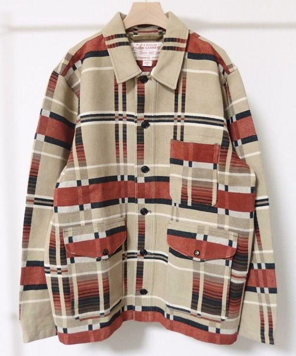 ★決算特価商品★ フィルソン FILSON ネイティブ風 M ジャケット 総柄 男性用