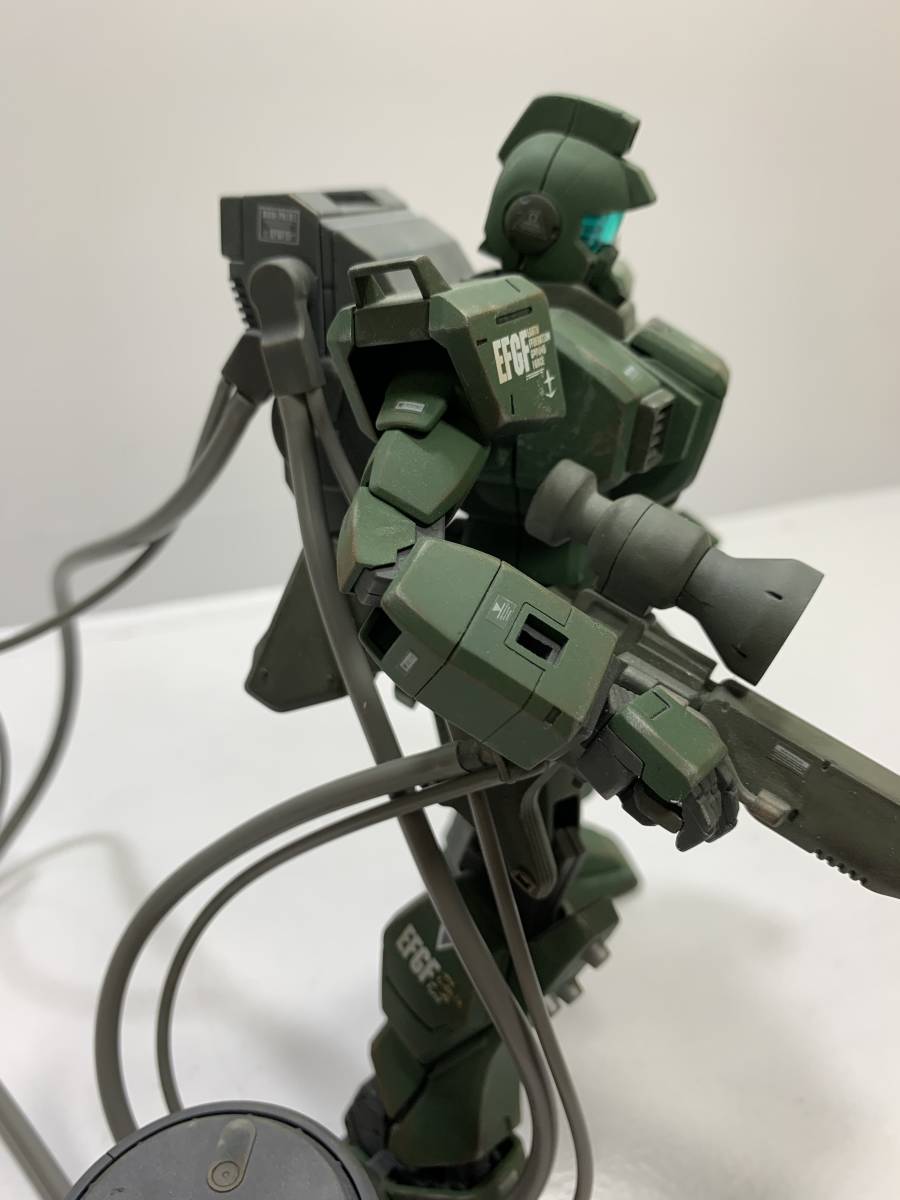 極上 一点物! ガンプラ MG 1/100 RGM-79[G] ジム・スナイパー (機動戦士ガンダム 第08MS小隊) ウェザリング塗装完成品_画像5