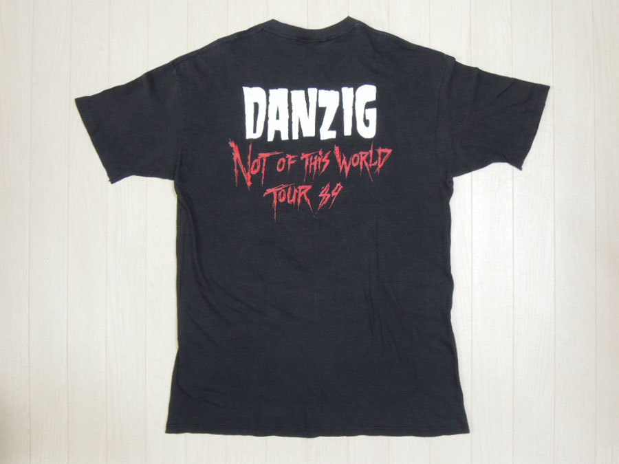 80年代 DANZIG Tシャツ ダンジグ オリジナル ビンテージ misfits ミスフィッツ ロックT ツアーT バンドT ラップT _画像2