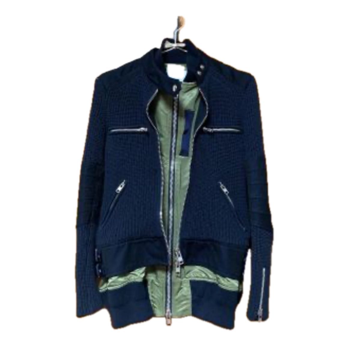 楽天市場】【中古】 sacai サカイ 18AW ライダース ニット 1 楽天市場】【中古】 sacai サカイ 18AW ライダース ニット 1