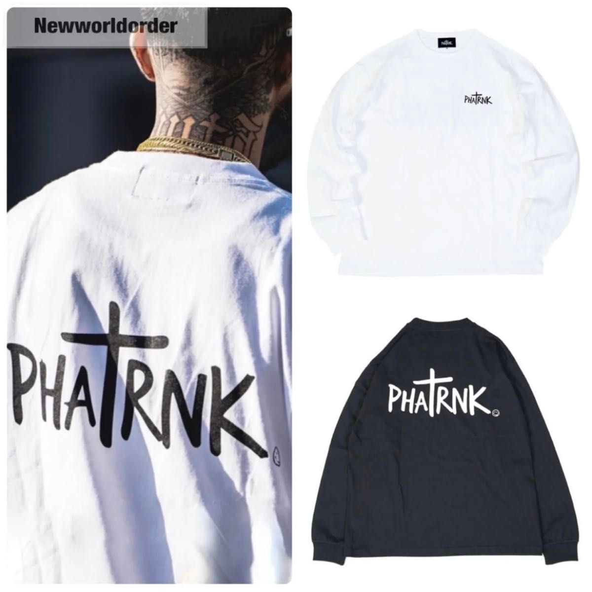 新品】PHATRNK ファットランク BASIC LOGO L/S TEE 長袖Tシャツ 新品】PHATRNK ファットランク BASIC LOGO L/S TEE 長袖Tシャツ