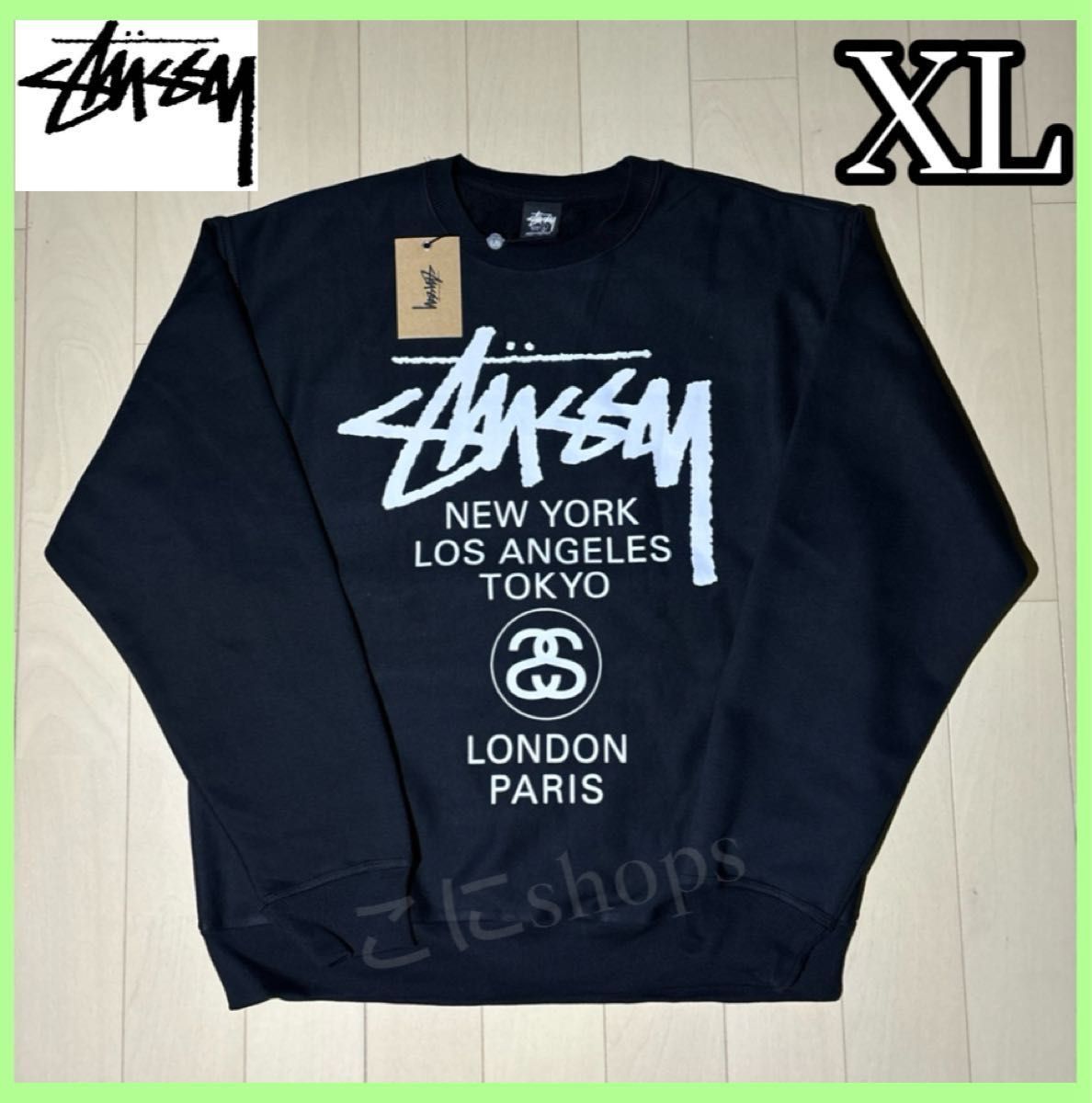 STUSSY ステューシー WORLD TOUR スウェット トレーナー XL STUSSY ステューシー WORLD TOUR スウェット トレーナー XL