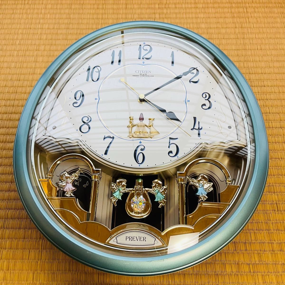 超希少品】シチズン 掛け時計 パルミューズプレベール 電波時計 超希少品】シチズン 掛け時計 パルミューズプレベール 電波時計