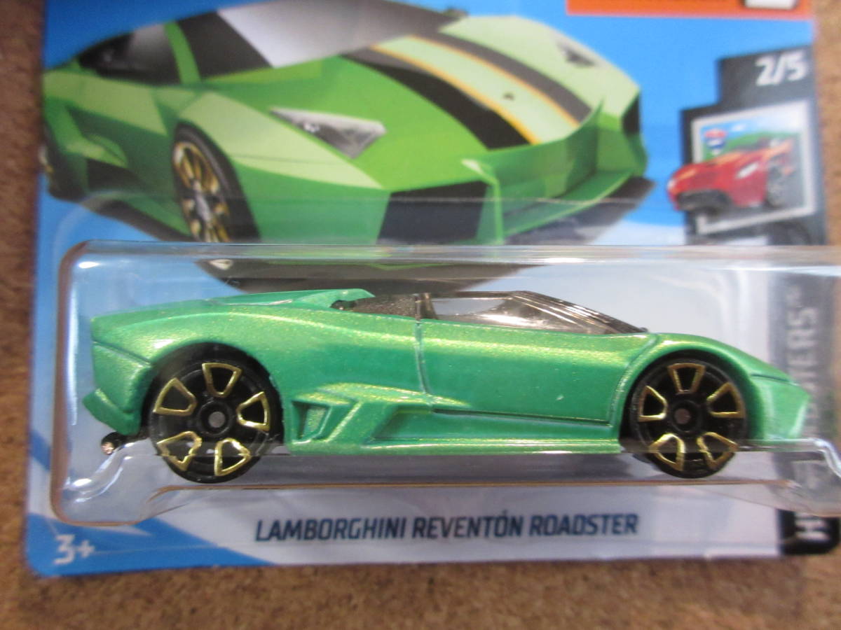 Hot Wheels LAMBORGHINI REVENTON ROADSTER HW ROADSTERS 2/5 ランボルギーニ レヴェントン ロードスター USカード フィル リールマン_画像2