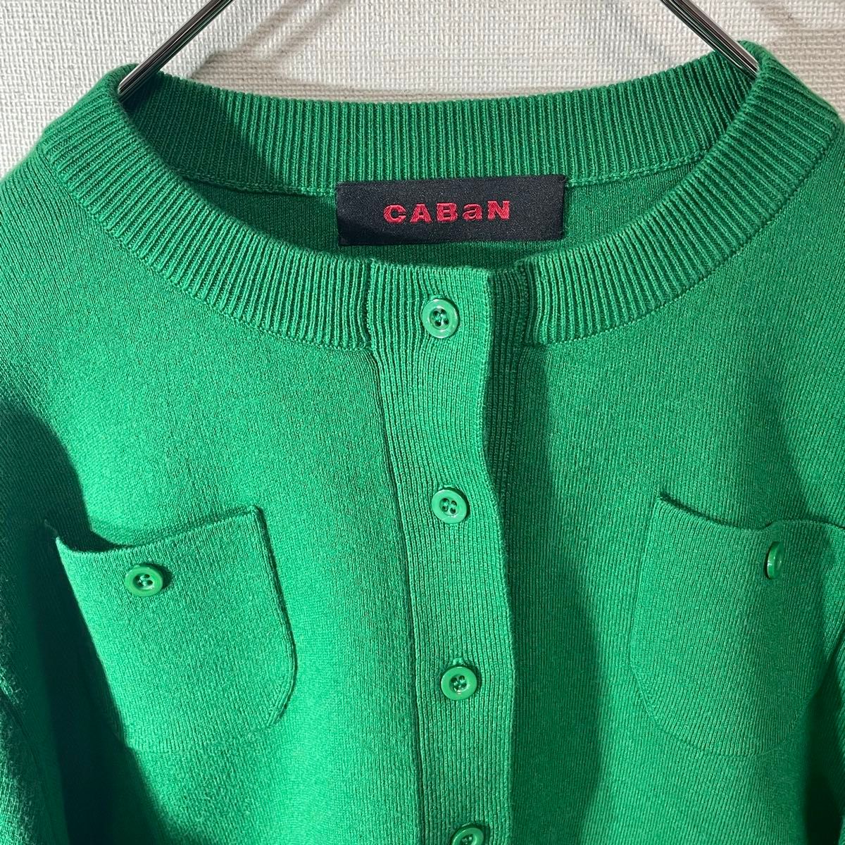 新品未使用 CABaN コットンカシミヤ クルーネック カーディガン 新品未使用 CABaN コットンカシミヤ クルーネック カーディガン