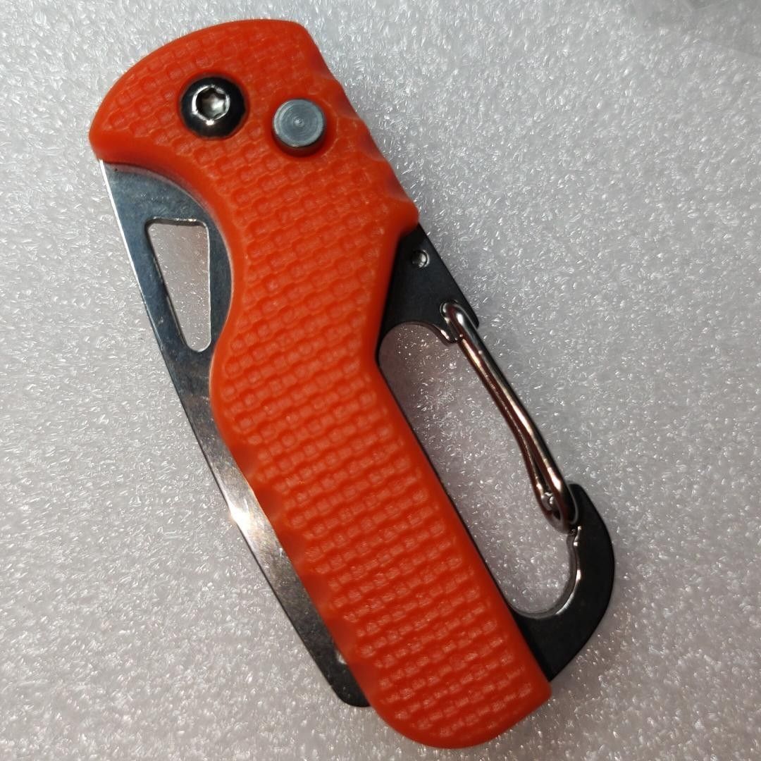 中古 ミニナイフ セレーション 波刃 片刃 ガットフック刃 中古 ミニナイフ セレーション 波刃 片刃 ガットフック刃