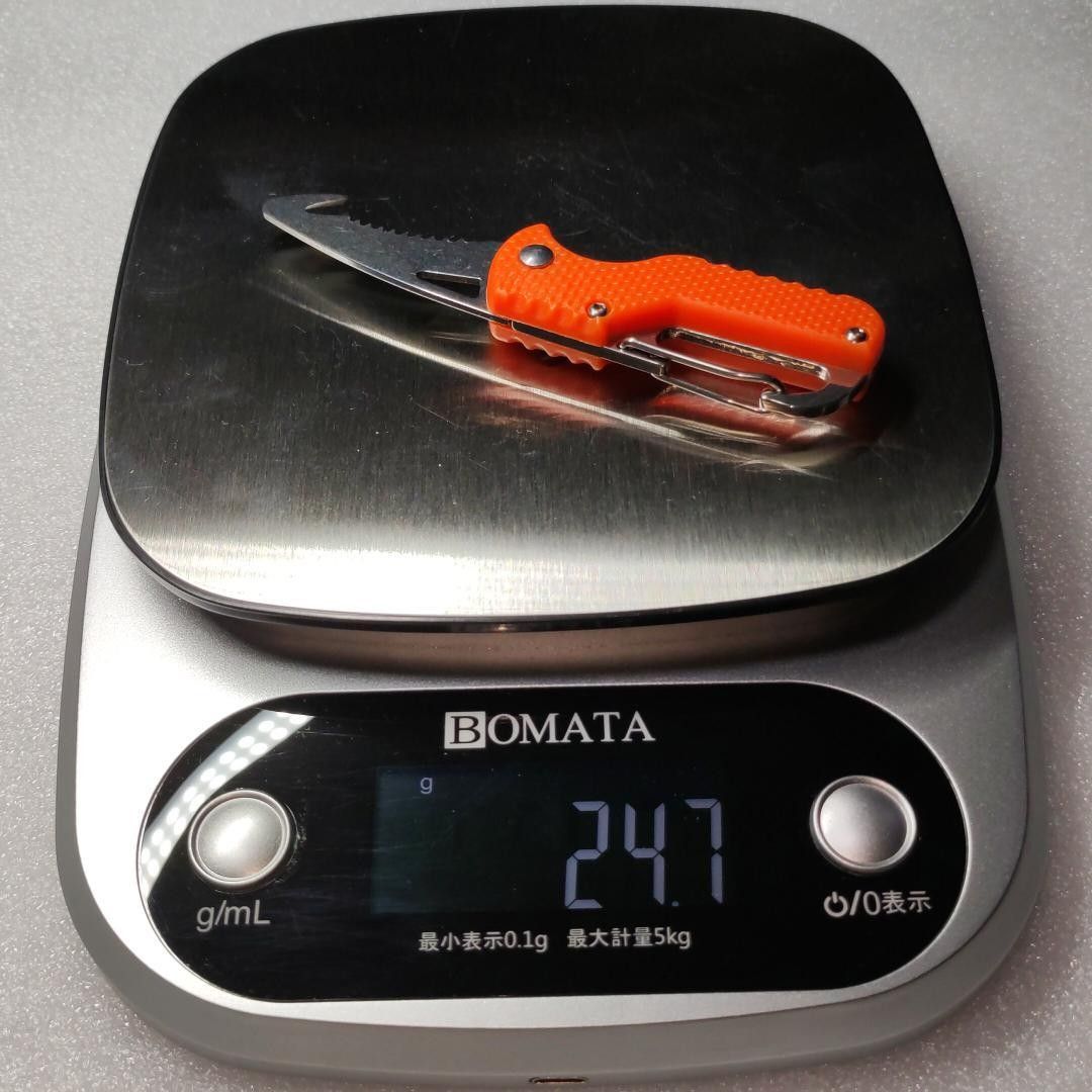 中古 ミニナイフ セレーション 波刃 片刃 ガットフック刃 中古 ミニナイフ セレーション 波刃 片刃 ガットフック刃