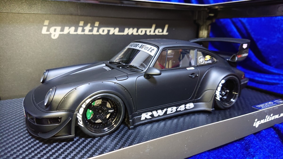 1/18 Porsche 911 RWB RAUH-Welt BEGRIFF 964 Matte Black 1/18 Porsche 911 RWB RAUH-Welt BEGRIFF 964 Matte Black