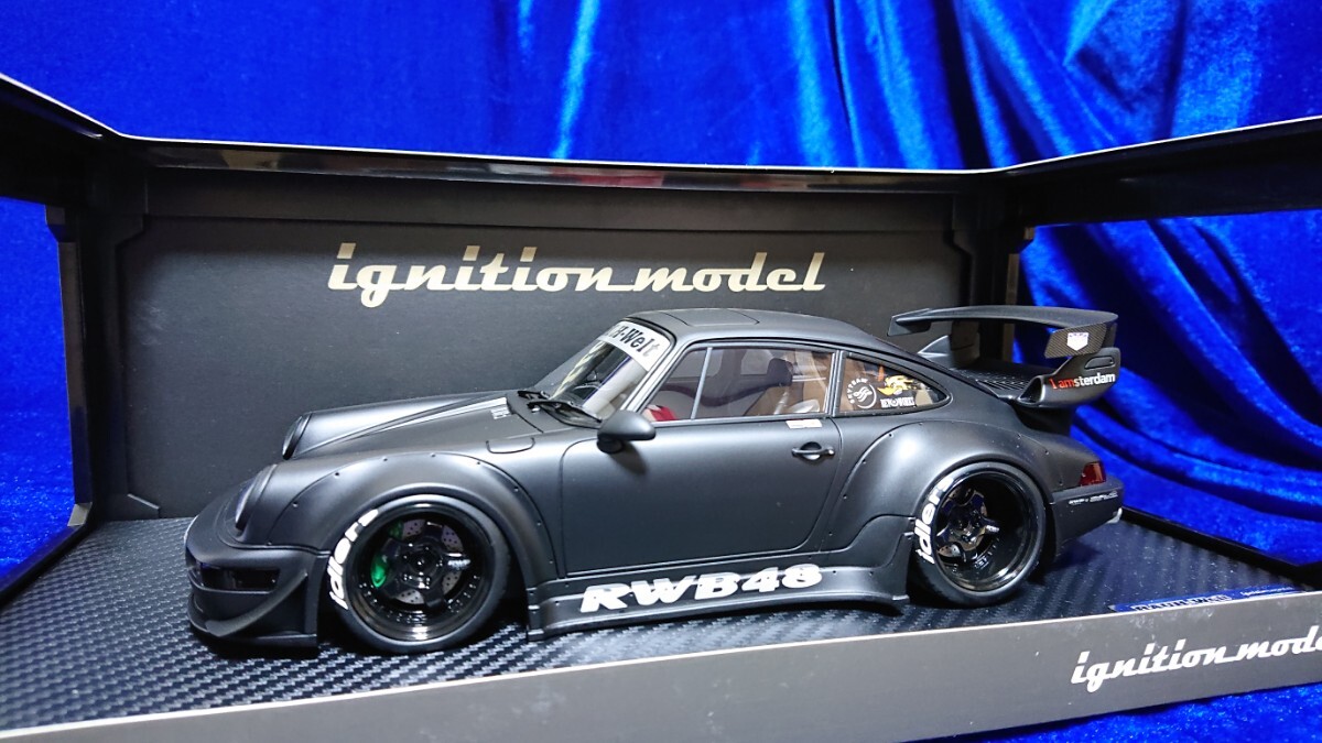 1/18 Porsche 911 RWB RAUH-Welt BEGRIFF 964 Matte Black 1/18 Porsche 911 RWB RAUH-Welt BEGRIFF 964 Matte Black