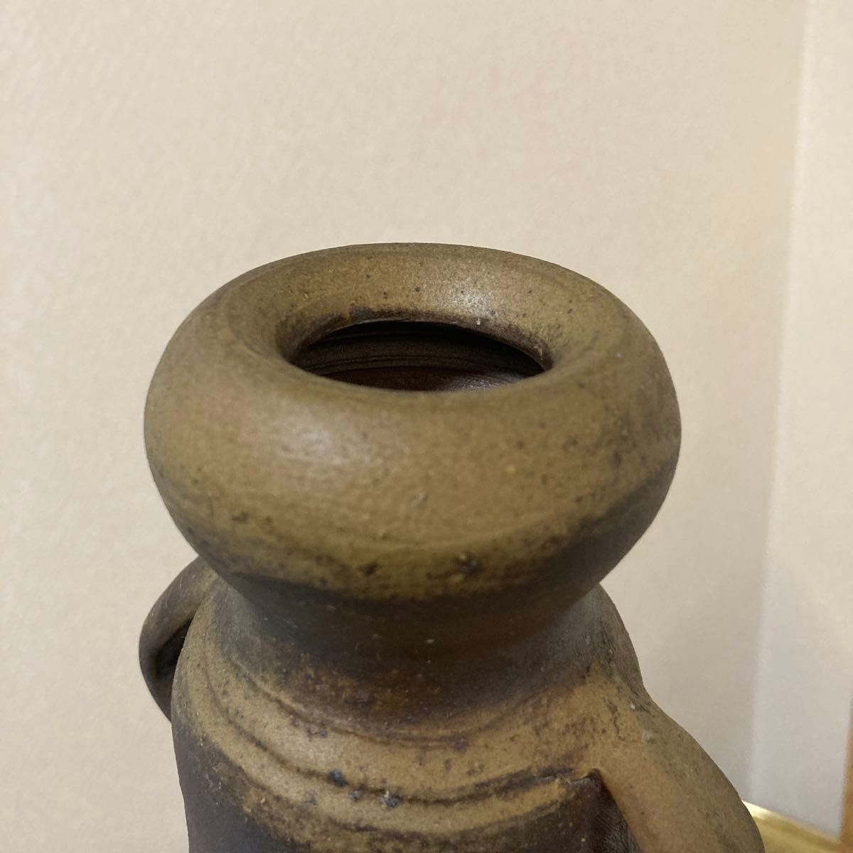 備前焼 金重窯 七十七代 陶弘作 花入 花器 未使用品〈検 緋襷 青 備前焼 金重窯 七十七代 陶弘作 花入 花器 未使用品〈検 緋襷 青